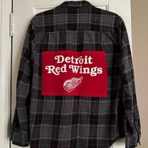 Detroit Red Wings Flannel Shirt